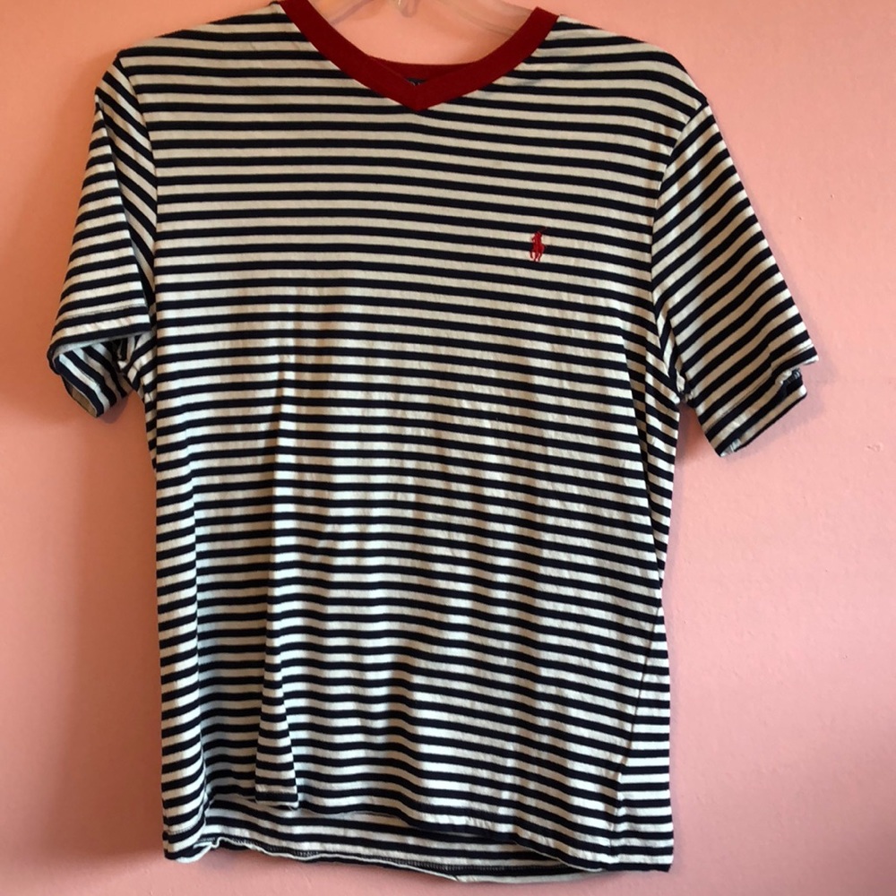 Striped Ralph Lauren Polo T-Shirt
